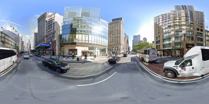 Street-level panorama of the same point captured in 2019.06
